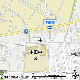 富山県高岡市中田西町221周辺の地図