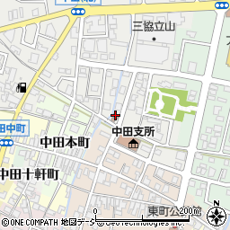中田駐在所周辺の地図