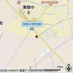 富山県小矢部市西中野179周辺の地図