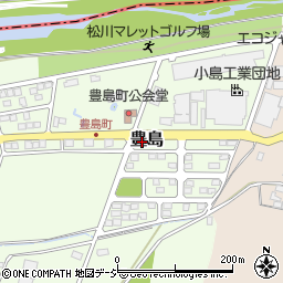 長野県須坂市豊島周辺の地図