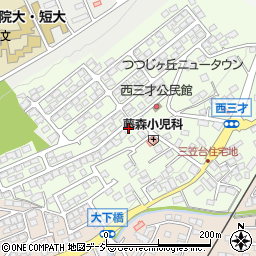 長野県長野市西三才周辺の地図