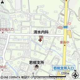 若槻東条北公園トイレ周辺の地図