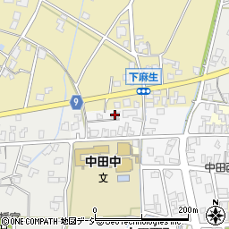 富山県高岡市中田西町174周辺の地図