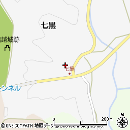 石川県津幡町（河北郡）七黒（ニ）周辺の地図