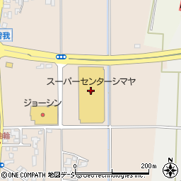 北陸銀行スーパーセンターシマヤ立山店 ＡＴＭ周辺の地図