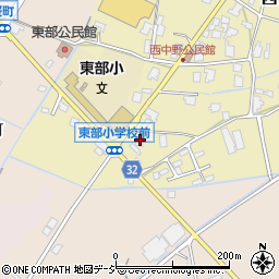 富山県小矢部市西中野267周辺の地図