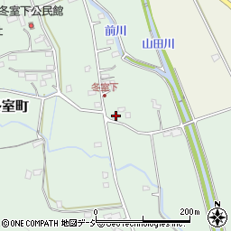栃木県宇都宮市冬室町119周辺の地図