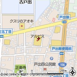 ヘアースタジオ・ＩＷＡＳＡＫＩ　富山・戸出店周辺の地図