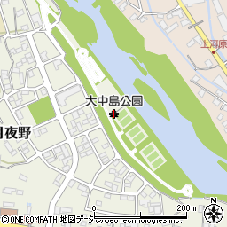 大中島公園周辺の地図