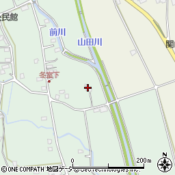 栃木県宇都宮市冬室町129周辺の地図