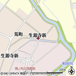 富山県射水市生源寺新周辺の地図