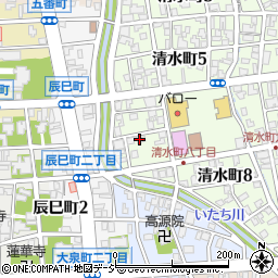 富山県富山市清水町7丁目周辺の地図