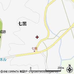 石川県津幡町（河北郡）七黒（ホ）周辺の地図