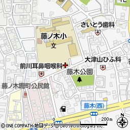 藤ノ木校区健全育成教室なかよし学級周辺の地図