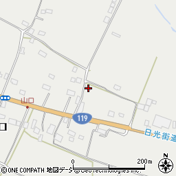 栃木県日光市山口21周辺の地図