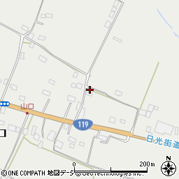 栃木県日光市山口763周辺の地図