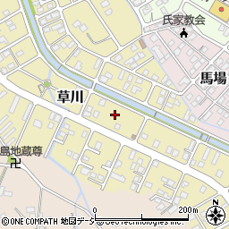 栃木県さくら市草川22周辺の地図