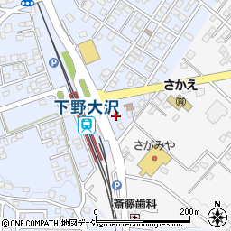 足利銀行大沢出張所 ＡＴＭ周辺の地図