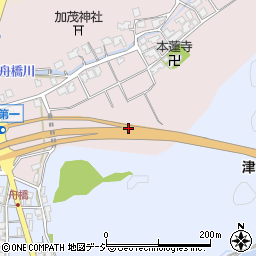 石川県河北郡津幡町加茂周辺の地図