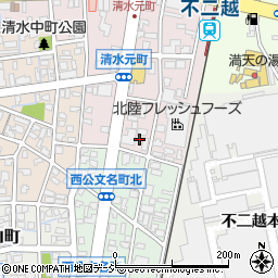 富山県富山市清水元町6-16周辺の地図
