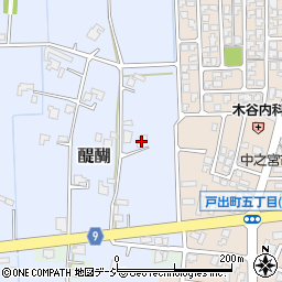 富山県高岡市醍醐1508周辺の地図
