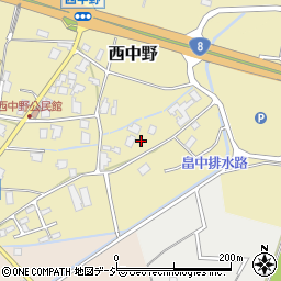 富山県小矢部市西中野685周辺の地図