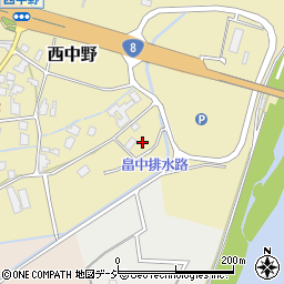 富山県小矢部市西中野737周辺の地図