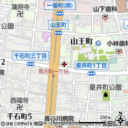 都屋洗張店周辺の地図