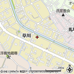 栃木県さくら市草川22-1周辺の地図