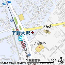 下野大沢駅前郵便局 ＡＴＭ周辺の地図