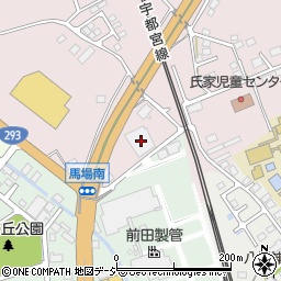栃木県さくら市馬場128周辺の地図