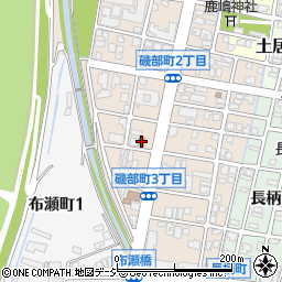 ヤマザキデイリーストア富山磯部町店周辺の地図