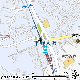 下野大沢駅周辺の地図