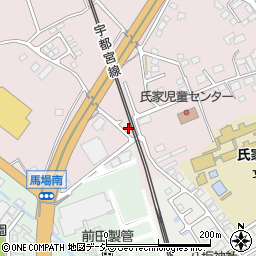 栃木県さくら市馬場127周辺の地図