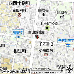 富山医療生協富山診療所周辺の地図