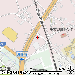 栃木県さくら市馬場132周辺の地図
