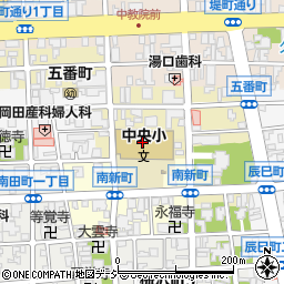 富山市立中央小学校周辺の地図