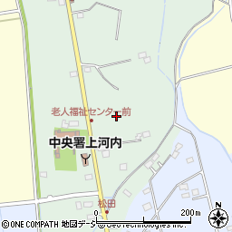 栃木県宇都宮市松田新田町周辺の地図