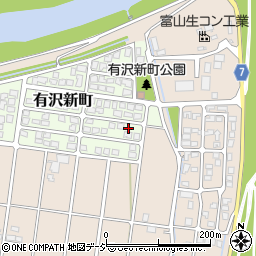 富山県富山市有沢新町44周辺の地図