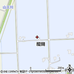 富山県高岡市醍醐91周辺の地図