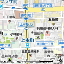 セブンイレブン富山上本町店周辺の地図