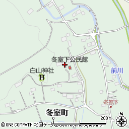 栃木県宇都宮市冬室町537-2周辺の地図