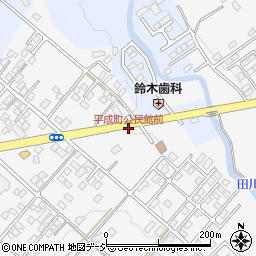 平成町公民館前周辺の地図