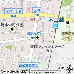富山県富山市清水元町5-1周辺の地図