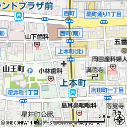 富山県富山市上本町7-1周辺の地図