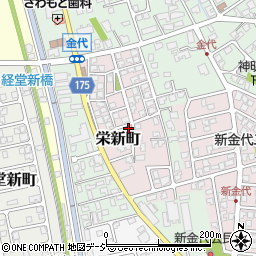 富山県富山市栄新町64周辺の地図