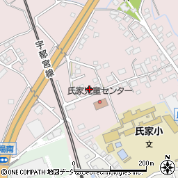 栃木県さくら市馬場95周辺の地図