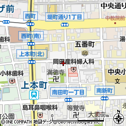 島川あめ店周辺の地図