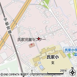 栃木県さくら市馬場97周辺の地図