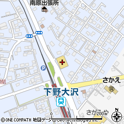 ミニストップ下野大沢駅前店周辺の地図